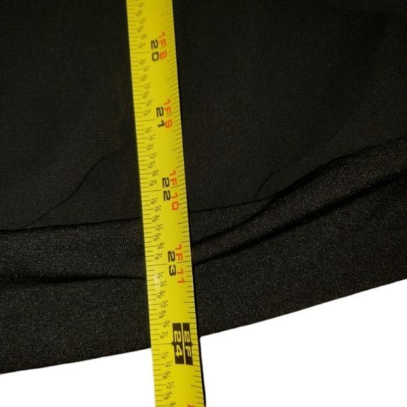 3/$15 Doublewin Black Flutter Sleeve Blouse Size Large - Picture 5 of 6